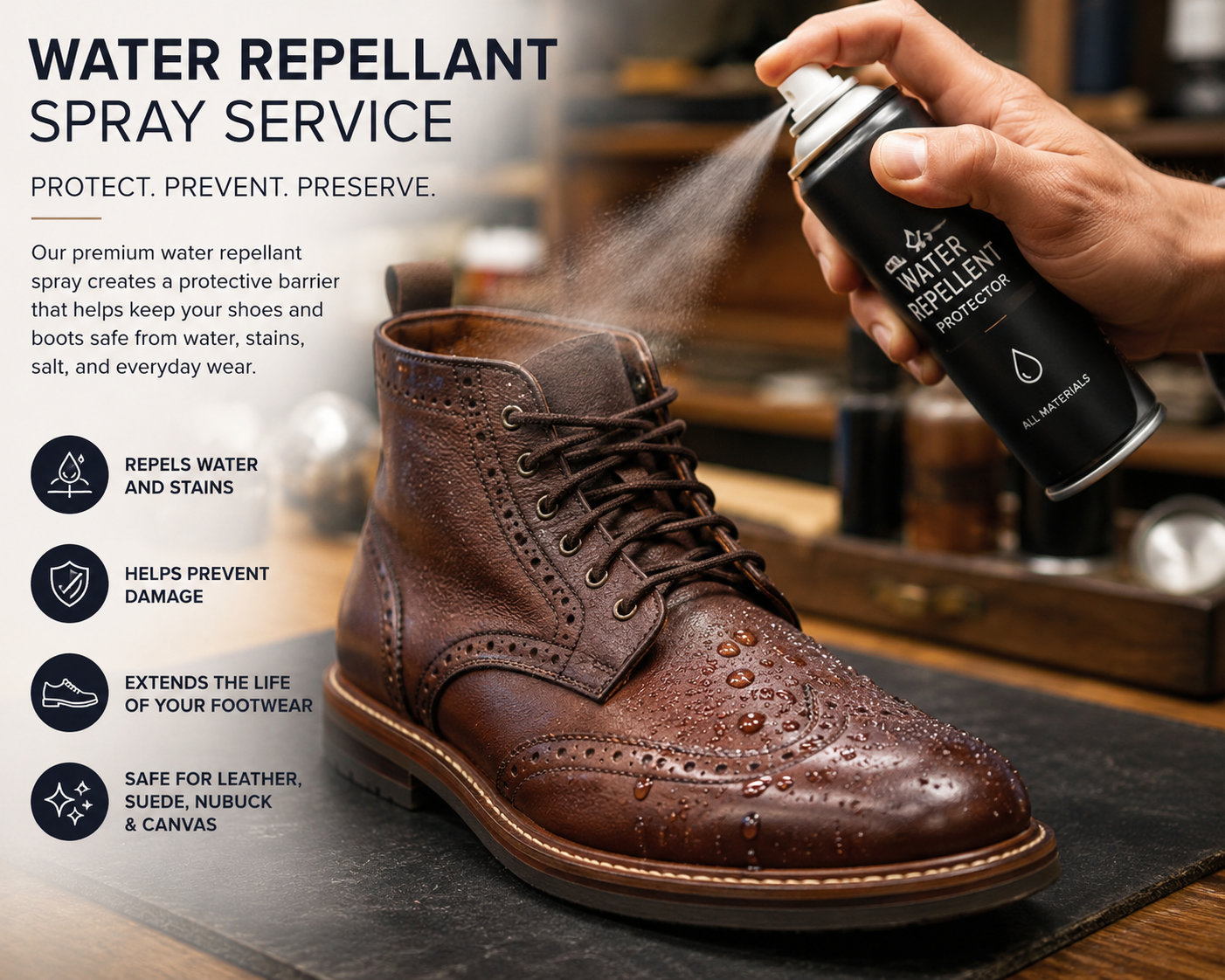 Waterproof Protector Spray Add On